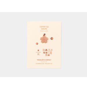 TRAVELER's notebook Brass Charm Brass Charm Starbucks Reserve Roastery Tokyo Sakura