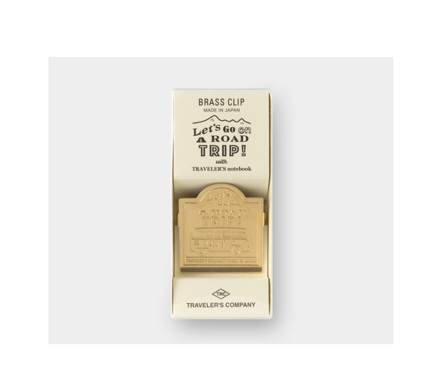 TRAVELER's notebook Brass Clip Road Trip