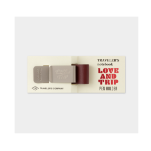 TRAVELER's Notebook Pen Holder Love and Trip