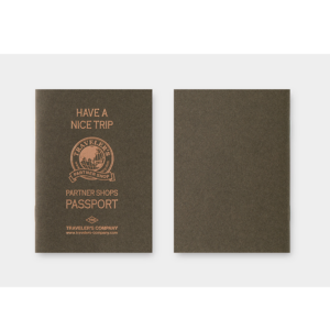 TRAVELER's Notebook Refill Letterpress Partner Shop Stamp (Passport Size)