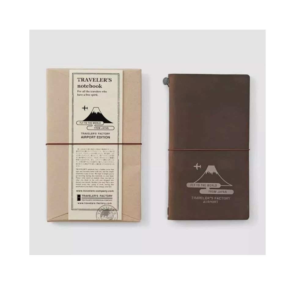 TRAVELER's Notebook Set Narita Airport Brown (Standard)