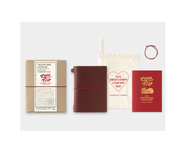 TRAVELER's Notebook Set Love and Trip (Passport) - Happy Memory
